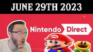 Reaction to June 2023 Nintendo Direct