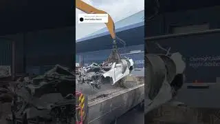 Crushing Marcedes Benz #crush #car #carsmash #shorts