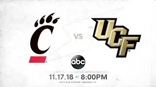 2018 24Cincinnati vs. 11UCF ESPN College Football Commercial