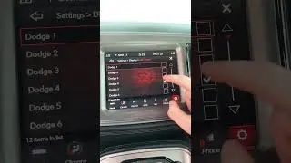 How to change your Dodge Sports Car Display/themes #challenger #dodgecars #dodge #hellcat #car #how