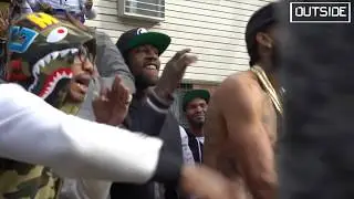 Nipsey Hussle Live In Brooklyn , New York | OUTSIDE W PVNCH | TME - Rap Niggas Official Video BTS