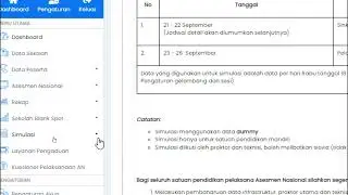 Tahapan Simulasi ANBK SD 2024 KECAMATAN SEPULU