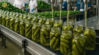 How Cucumber Pickles Are Made In A Factory | Pickle Factory Process