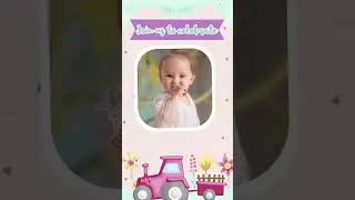 PINK FARM Personalized Video INVITATION farmer girl