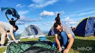 Dia de camping no mirante morro chato
