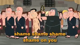 Shame on you Family guy meme template