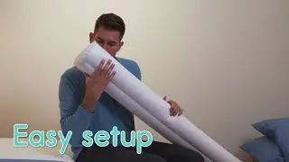 hiccapop Inflatable Bed Rails Bed Bumper for Travel, Portable Bed Bumper for Families on-the-go
