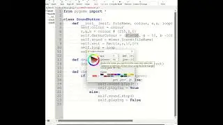 Making a simple music sound board in pygame - Part 4 - toggling colour in a button