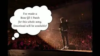 Boss GT-1 Artist Patch | U2 - All I Want Is You Patch Sample