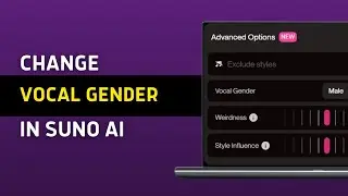 How to Choose Male/Female Voices in Suno Ai (2025 GUIDE)