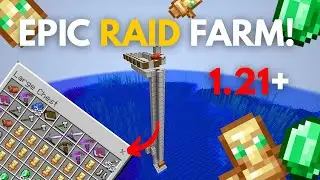 Simple Emerald & XP Farm in Minecraft 1.21 (Raid Farm)