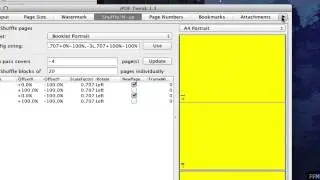 Set Number of PDF Pages per Signature to Create Book Free (Mac)
