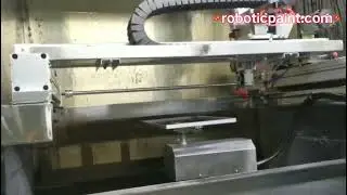 Multi Axis Robotic Painting Booth with Single Support Tray