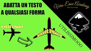 ADATTARE TESTO A FORMA - COME ADATTARE UN TESTO AD UNA FORMA CON INKSCAPE - TEXT TO SHAPE INKSCAPE