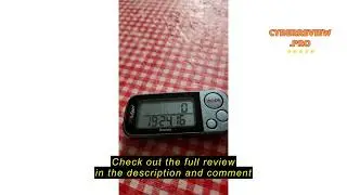 Review Realalt 3DTriSport Walking 3D Pedometer with Clip and Strap, Free eBook | 30 Days Memory, Acc