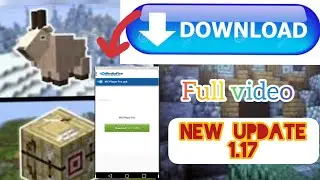 [MCPE 1.17] How To Download Minecraft Cave Update | Get Minecraft Pe Cave Update Mod
