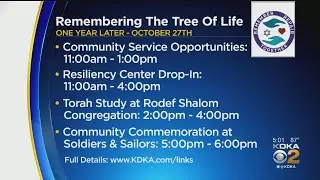 Tree Of Life Congregation Announces Events To Remember Tree Of Life Victims On 1-Year Commemoration