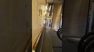 Eurotunnel Le Shuttle onboard leaving Calais