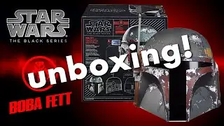 Распаковка шлема Бобы Фетта из Star Wars в масштабе 1:1 от Hasbro Black Series