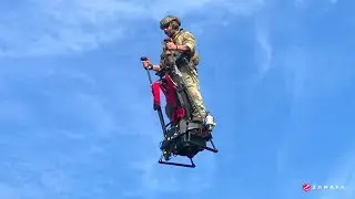 Zapata Racing - EZ Fly Turbojet Hoverboard Military Testing [1080p]