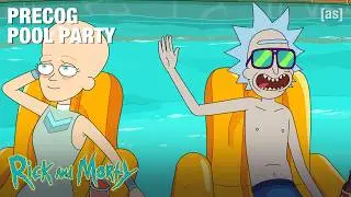 PreCog Pool Party | Rick and Morty | adult swim