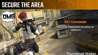 Secure the Area, Sniper strike special ops mission #5- (Machine gun/zone 5)