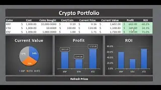 Refreshable Crypto Portfolio in Excel (in less than 30 minutes)
