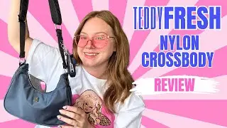 Teddy Fresh Nylon Ted Crossbody Purse Review + What Fits!!