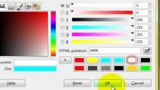 How to make a Twitter Background using Gimp