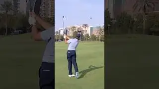 Tommy Fleetwood Wedge Swing Down the Line 2026 #dptour #tommyfleetwood #golfswing