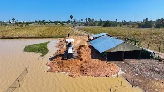From flooded to filled: Mini Dozer conquers site repair challenges!