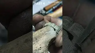 Making Silver Oxidised Rings for Men 💍| Part- 04 #silverring #jewellery #silversmith  #jewelrymaking