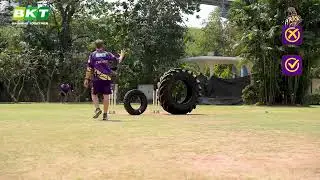 Bkt tires presents throwing challenge lunvith sisodia, Quinton be kock &Angkris .....