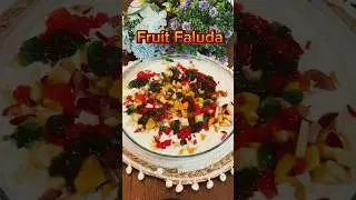 Fruit Falooda Recipe 🍇 #shorts #recipe #viral #falooda #short