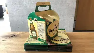 4 Bottle Carrier Boxes in Chile (WO-750PC-R Folder Gluer)