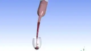 CFX Free Surface Volume of Fluids example