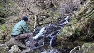 Bushcraft Overnight Trip - Scotland - Waterfall With Wild Edibles