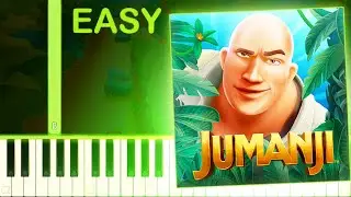 JUMANJI: EPIC RUN THEME - EASY Piano Tutorial