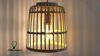 Do it Yourself houten hanglamp met LED verlichting