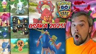 Pok&eacute;mon GO Fest Osaka 2025! Volcanion! Crown Zacian! Tons of Rare Shines! & More!