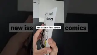 Diy publishing my comicbook zine anthology Feral Comics #comics #comicbooks #cartoonist #homemade
