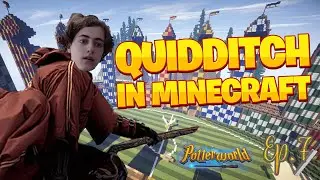 PLAYING QUIDDITCH IN HARRY POTTER IN MINECRAFT