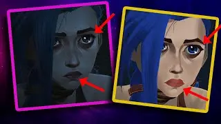 [ Video 11 of 100] Drawing Jinx from Arcane [League of Legends]