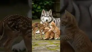 This Deer Didn&rsquo;t Run Away&hellip; It Chose the Dog A Heartwarming Moment #wildlife #animals #nature