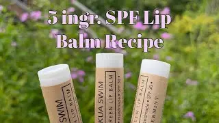SPF recipe for lip balm at home: eco-friendly & healthy!