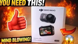 DJI Osmo Nano Unboxing 🔥 The Best Mini 4K Camera for YouTube & Content Creators?