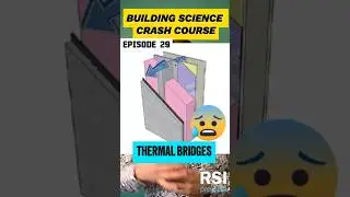 Building Science Crash Course - episode 29 - Thermal Bridges #buildingscience #insulation