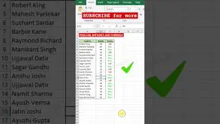 Result WITHOUT ANY FORMULA #excel #shorts #exceltricks #exceltutorial #excel365 #msexcel #exceltips