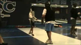 Charles Takes a Lesson with Coach Ron Miller