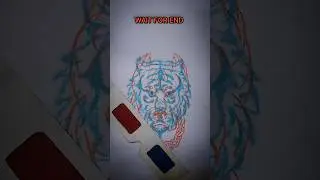 &ldquo;3D Glass Art Showdown .Tiger vs Dog! 🤯😱🔥 | Epic Transformation! #Art #Shorts#viralvideo &rdquo;